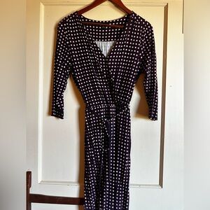 Ann Taylor faux wrap dress
